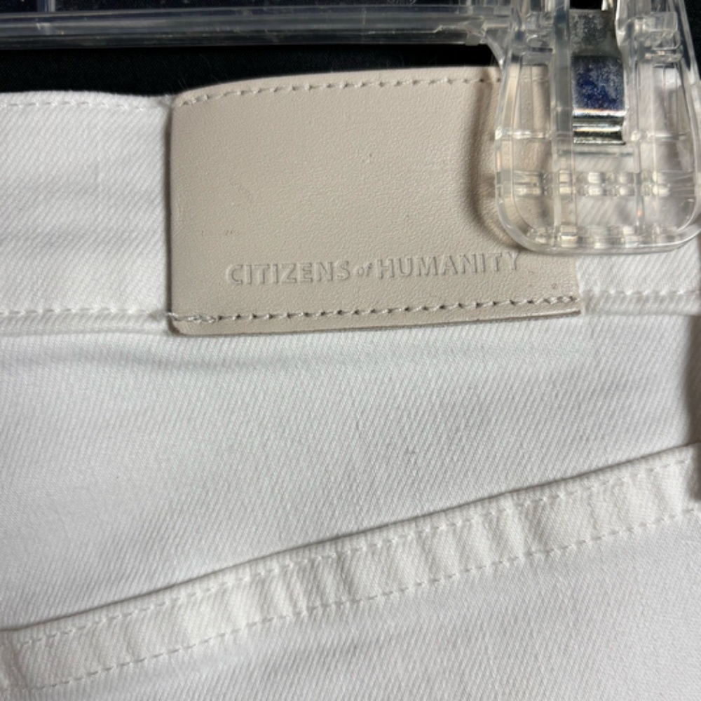 Citizens Of Humanity Lilah White Jeans Size 24x29 Slim Bootcut flared - Picture 9 of 13